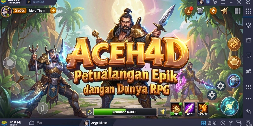 Tampilan gameplay <strong>ACEH4D</strong> yang memukau dan penuh aksi.