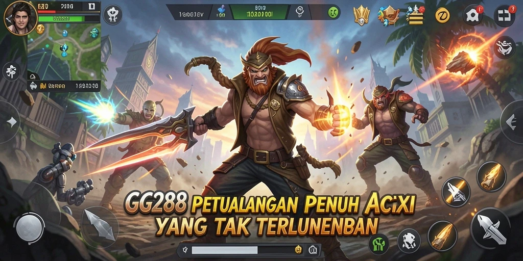 Tampilan gameplay GG288 yang penuh aksi dan tantangan.