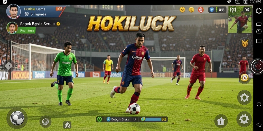 Tampilan gameplay seru dalam HOKILUCK yang memukau.