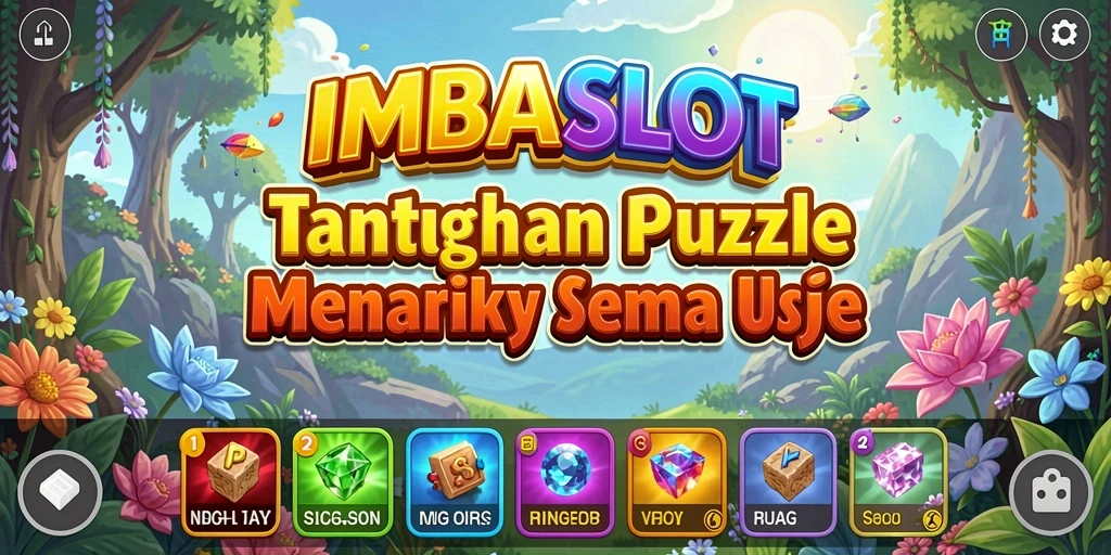 Tampilan gameplay puzzle yang menarik di IMBASLOT.