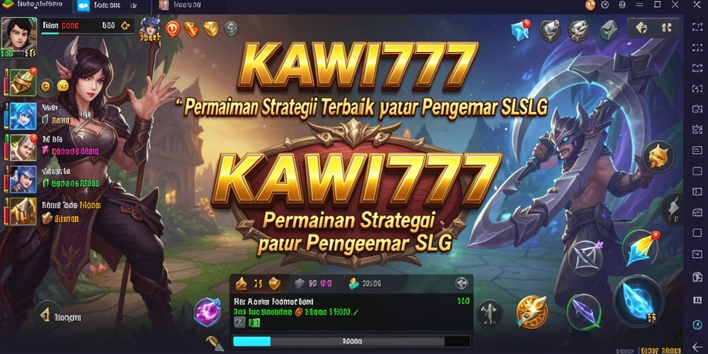 Screenshot menarik dari gameplay KAWI777 yang menunjukkan pertempuran taktis.