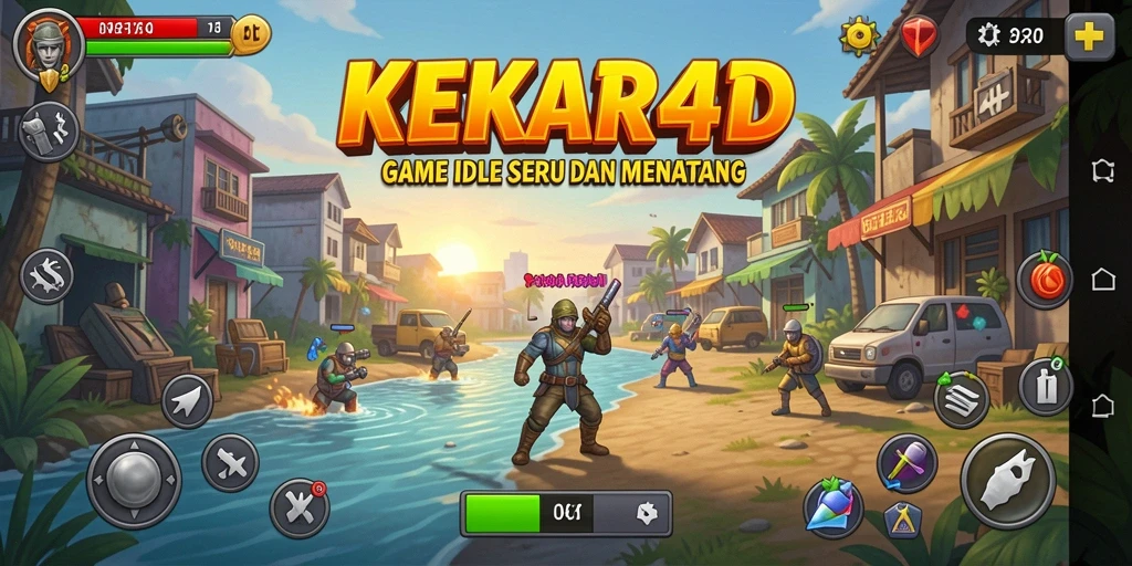 Screenshot utama KEKAR4D menampilkan gameplay Idle yang seru dan menarik.
