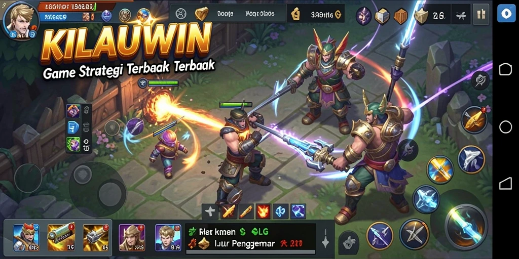 Tampilan gameplay menarik dari KILAUWIN dengan aksi strategis yang mendebarkan.