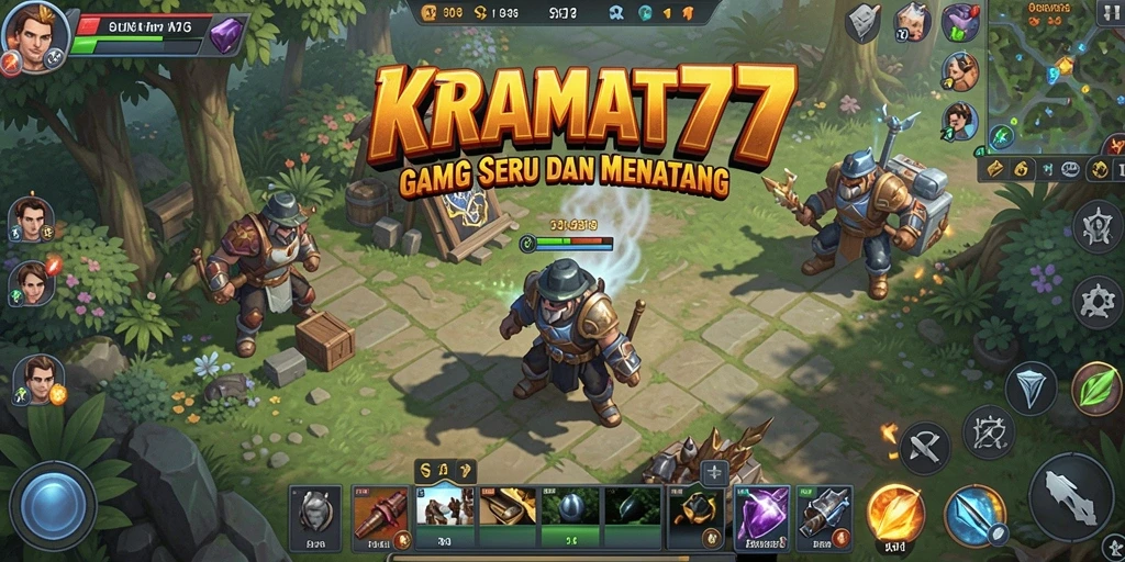 Tampilan gameplay KRAMAT77 yang memukau dan penuh strategi.