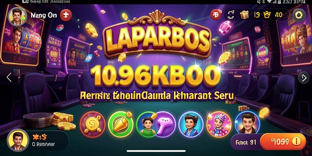 Tampilan gameplay menakjubkan dari LAPARBOS yang menampilkan pengalaman Kasino yang nyata.