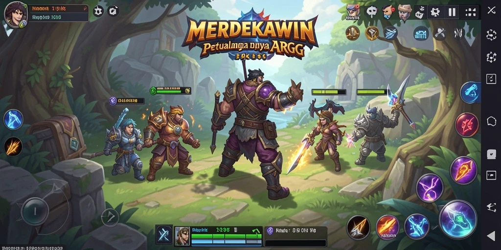 Tampilan menarik dari gameplay MERDEKAWIN yang mengasyikkan.