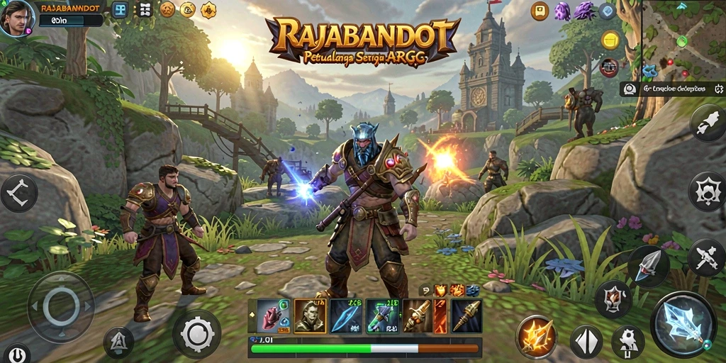 Gameplay seru dan strategis di RAJABANDOT.
