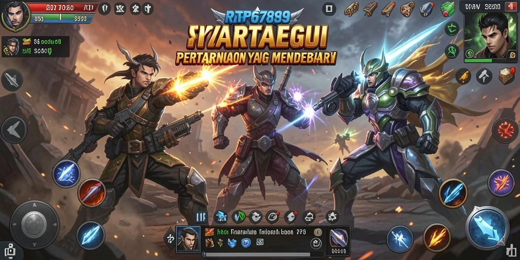 Screenshot utama RP6789 menampilkan pertempuran taktis yang mendebarkan.