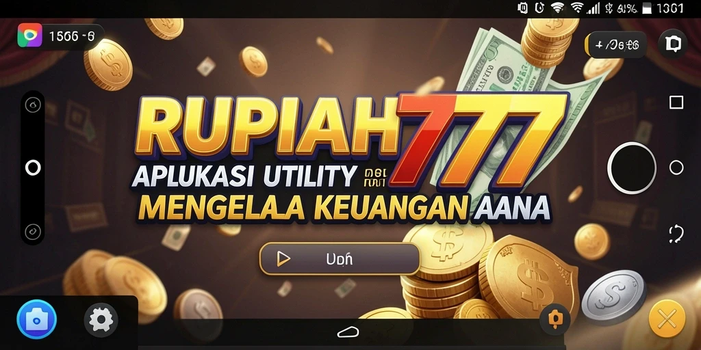 Tampilan antarmuka aplikasi RUPIAH777 yang ramah pengguna.