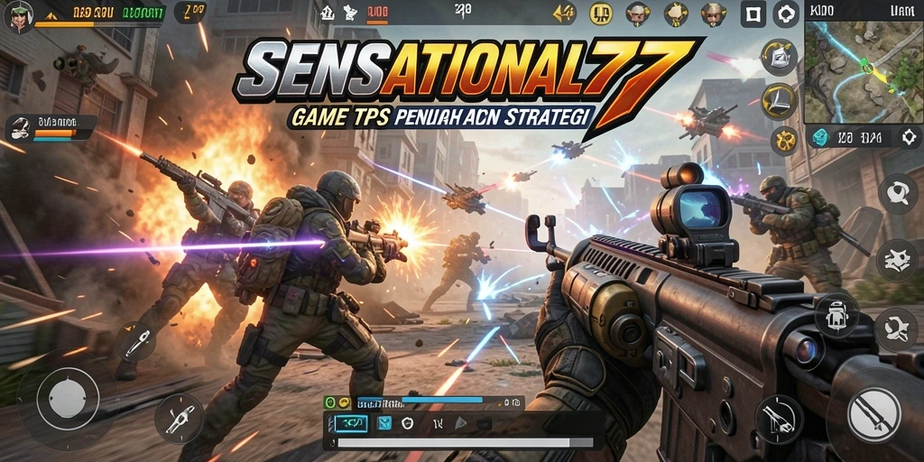 Tampilan aksi gameplay SENSATIONAL77 dengan grafis yang memukau.