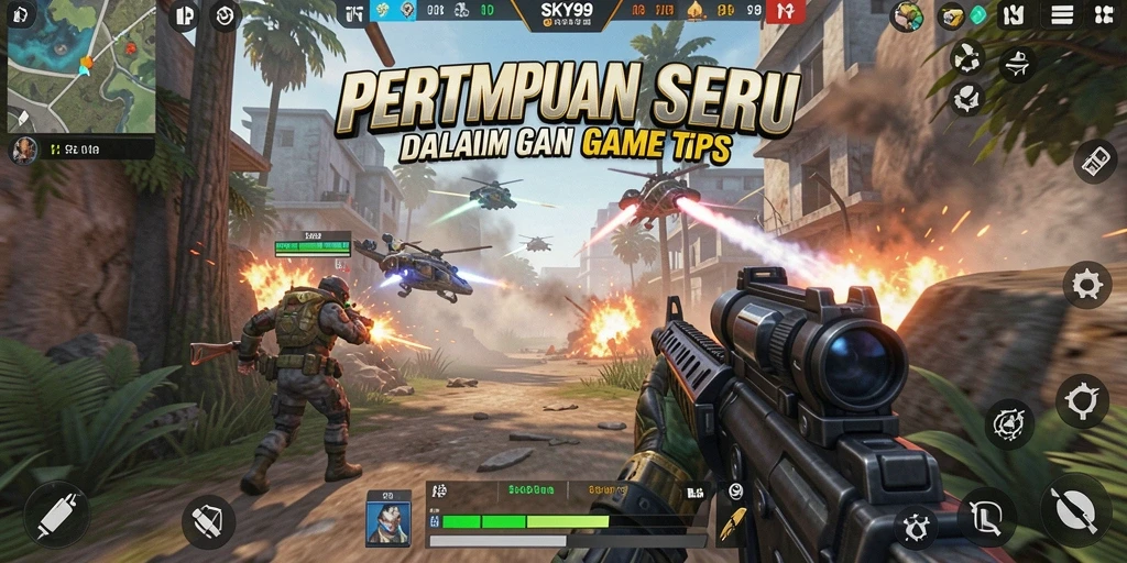 Tampilan permainan <strong>SKY99</strong> yang mendebarkan dalam aksi TPS.