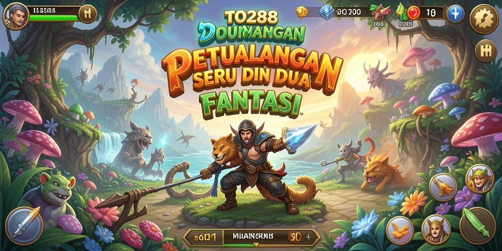 Tampilan gameplay TO288 yang menakjubkan di dunia petualangan.